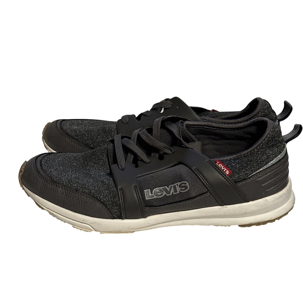 Levis Highland Heather Gray Athletic Shoes Mens Size 13 Comfort Lace up Textile